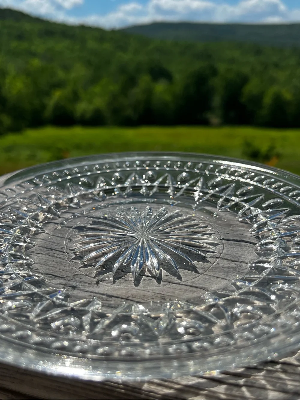 Vintage Indiana Glass Park Lane Lunch/ Salad Plates (set of 6) MCM
